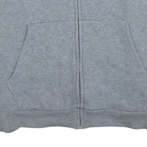 Under Armour Men’s Grey Full Zip Hoodie L Fleece Lightweight