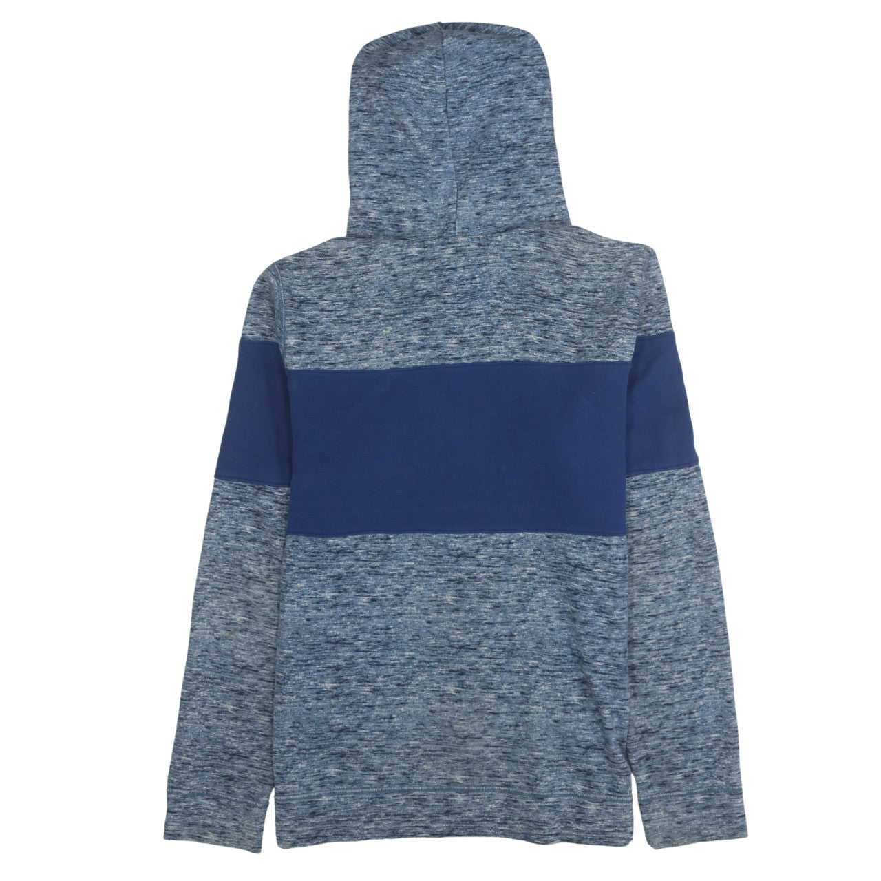 Hollister Men's Blue Medium Pullover Hoodie with Logo