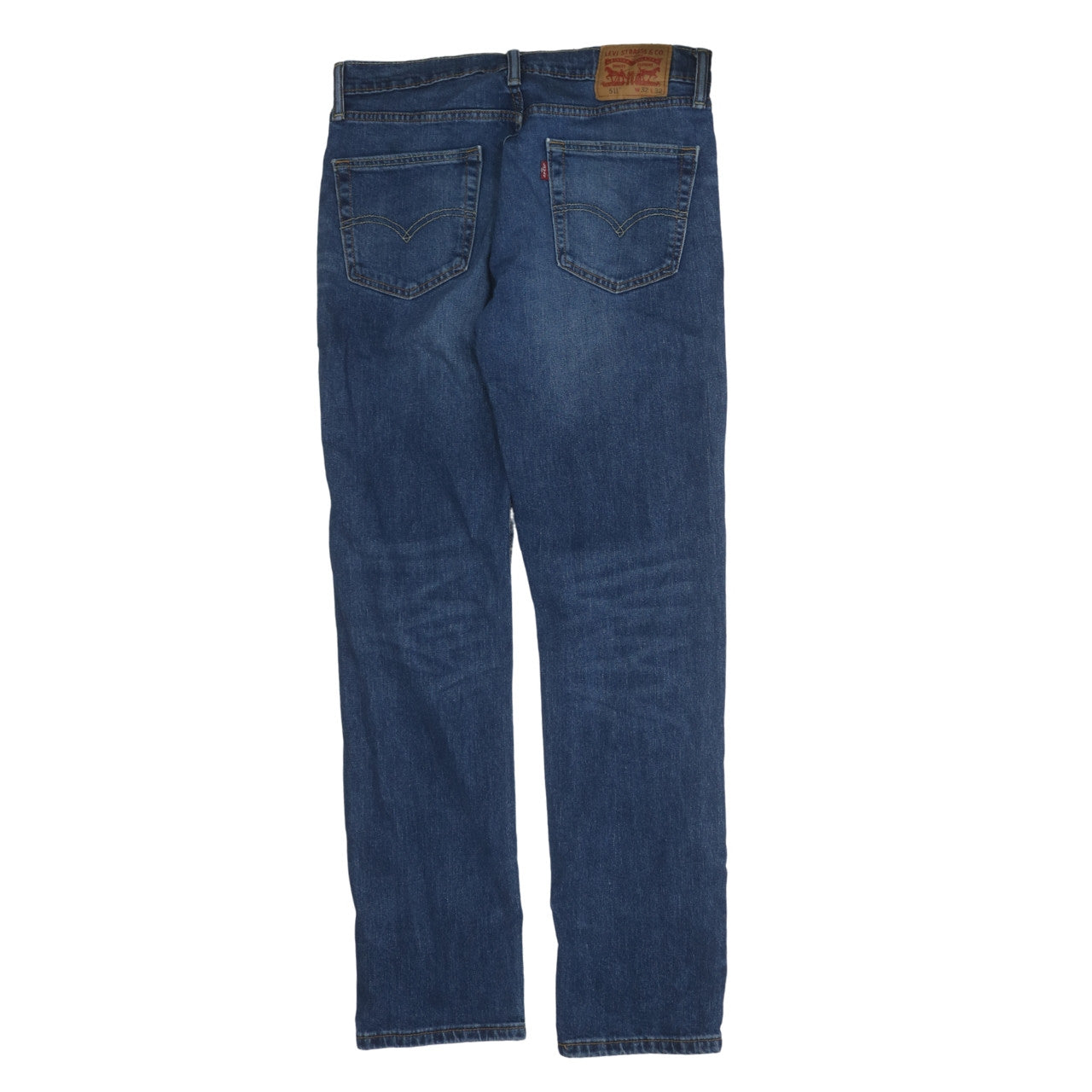 Levi's Men's Blue Straight Leg Denim Jeans Regular Fit
