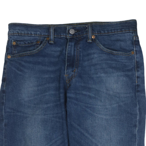 Levi's Men's Blue Straight Leg Denim Jeans Regular Fit