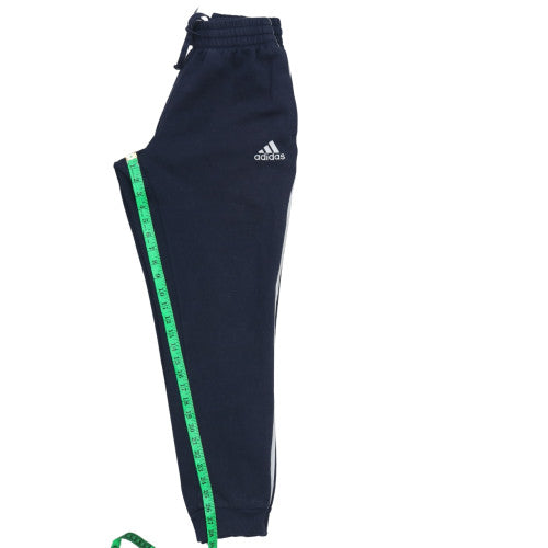 Adidas Men's Blue Regular Fit Tapered Sweatpants M