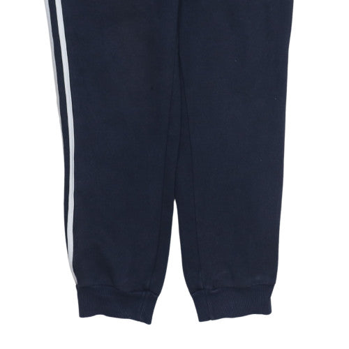 Adidas Men's Blue Regular Fit Tapered Sweatpants M