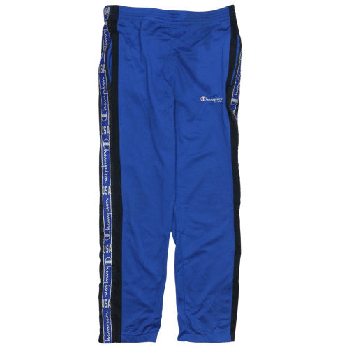 Champion Men's Blue XS Jogger Track Pants USA Logo