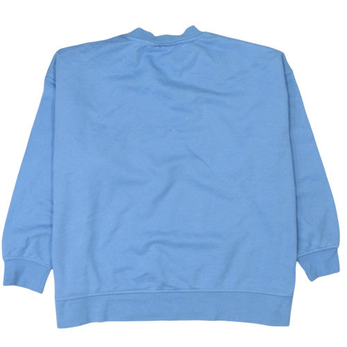 Disney Women Blue Stitch Ohana Means Family Sweatshirt M