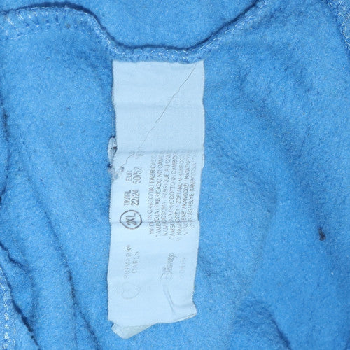 Disney Women Blue Stitch Ohana Means Family Sweatshirt M