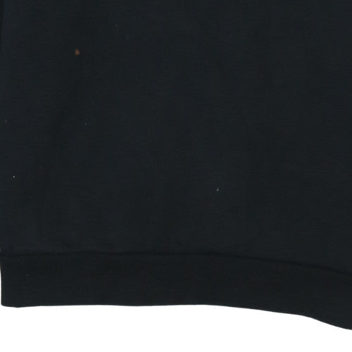 Puma Womens Black Crew Neck Pullover Sweatshirt M