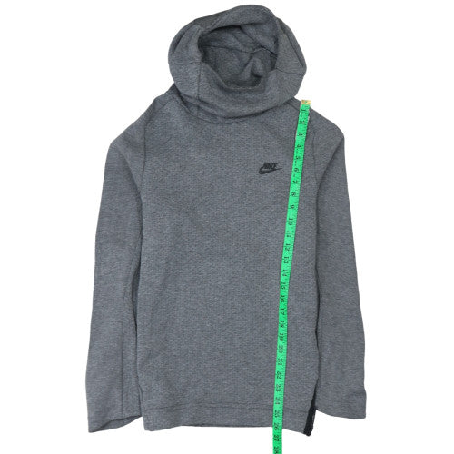 Nike Men's Grey Pullover Hoodie Small High Neck Sportswear