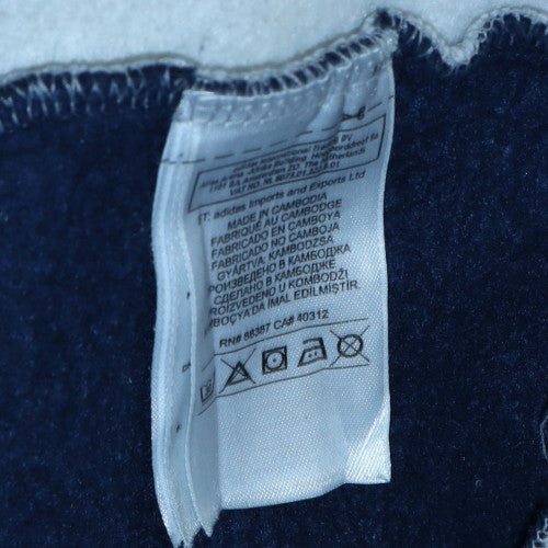 Adidas Men's Grey Pullover Sweatshirt S Crew Neck Zip Pockets Sports