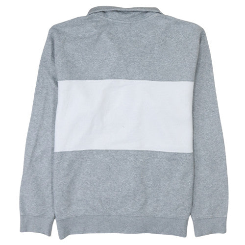 Nike Men's Grey Track Jacket M Full Zip Colourblock Athleisure