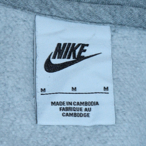 Nike Men's Grey Track Jacket M Full Zip Colourblock Athleisure