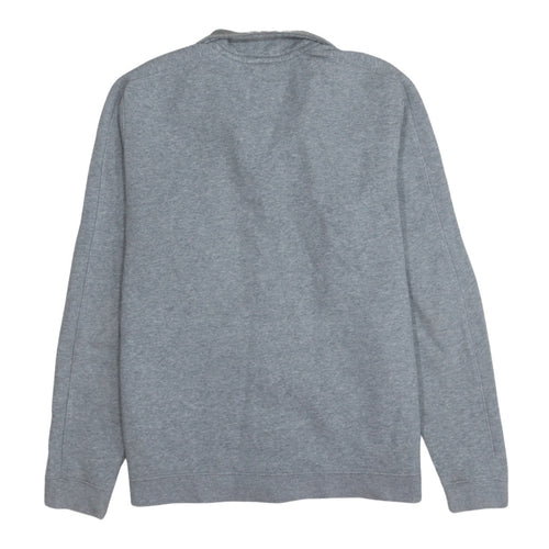 Nike Mens Grey Medium Track Jacket Full Zip Cotton Blend