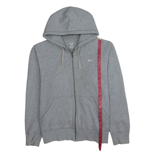 Nike Men's Grey Full Zip Hoodie L Sports Athletic Dept