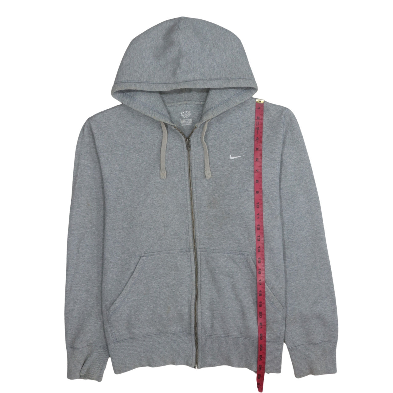 Nike Men's Grey Full Zip Hoodie L Sports Athletic Dept