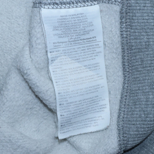 Nike Men's Grey Full Zip Hoodie L Sports Athletic Dept