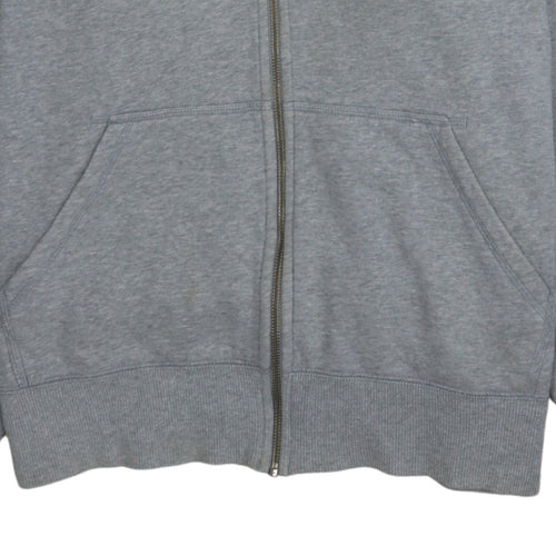 Nike Men's Grey Full Zip Hoodie L Sports Athletic Dept