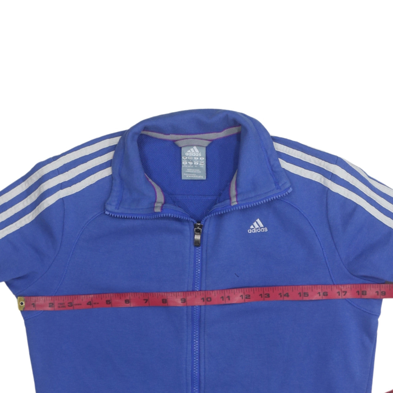 Adidas Women's Blue Size 8 Full Zip Track Jacket