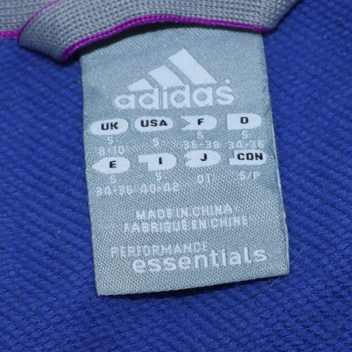Adidas Women's Blue Size 8 Full Zip Track Jacket