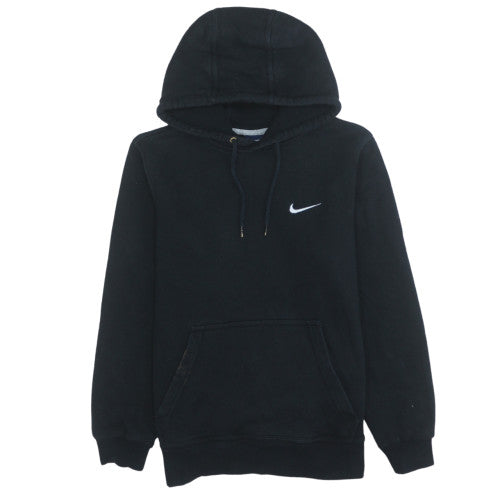 Nike Men's Black Pullover Hoodie S Fleece Logo Sweatshirt