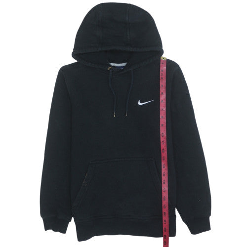 Nike Men's Black Pullover Hoodie S Fleece Logo Sweatshirt