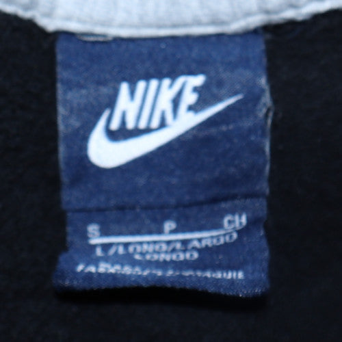 Nike Men's Black Pullover Hoodie S Fleece Logo Sweatshirt