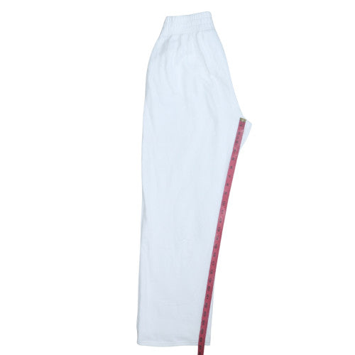 Nike Womens White XS Fleece Jogger Sweatpants Activewear
