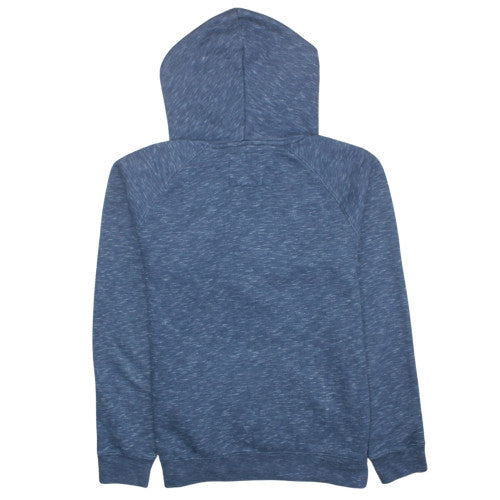 Hollister Men's Blue Pullover Hoodie M Logo Cotton Blend