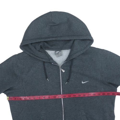 Nike Men's Grey Full Zip Hoodie Sweatshirt M Fleece Lined