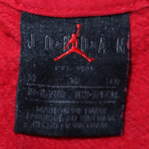 Jordan Boys Red Hoodie XL Pullover Fleece Hooded Sweatshirt