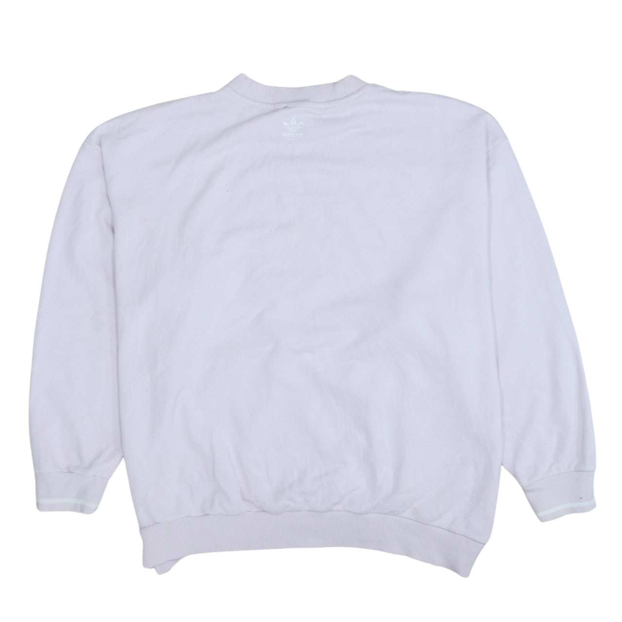 Adidas Womens White Size 8 Tennis Academy Crew Neck Sweatshirt