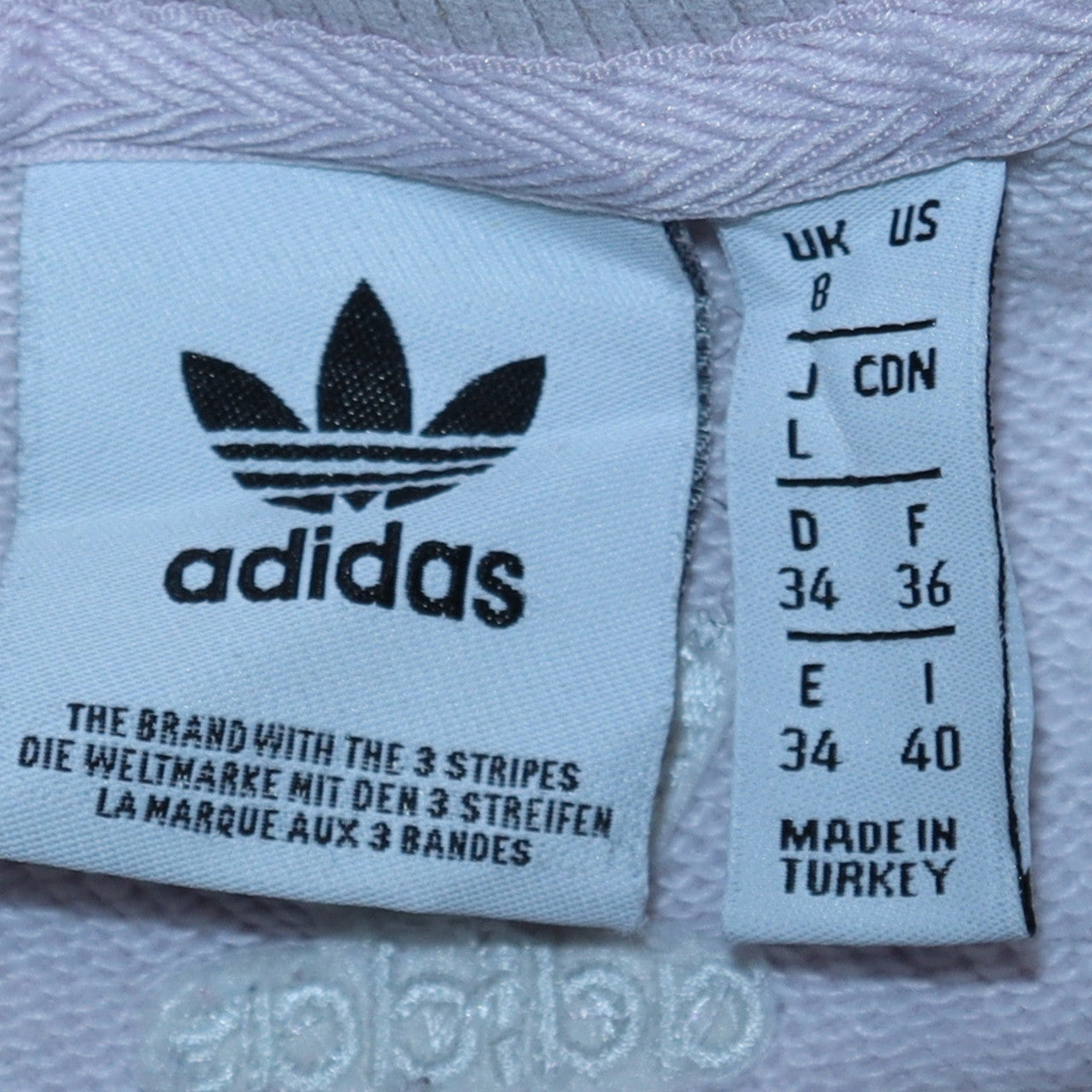 Adidas Womens White Size 8 Tennis Academy Crew Neck Sweatshirt