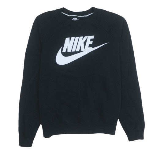 Nike Men's Black Small Pullover Crew Neck Graphic Sweatshirt