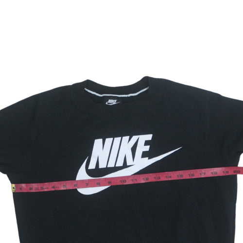 Nike Men's Black Small Pullover Crew Neck Graphic Sweatshirt