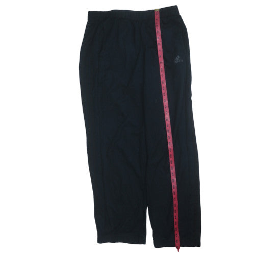 Adidas Men's Black Sport Essentials Climalite Track Pants M