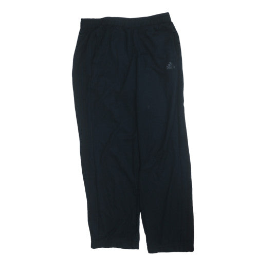 Adidas Men's Black Sport Essentials Climalite Track Pants M