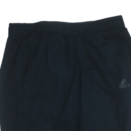 Adidas Men's Black Sport Essentials Climalite Track Pants M