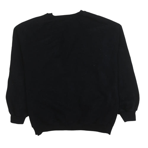 Pull & Bear Women Black Rolling Stones Graphic L Sweatshirt