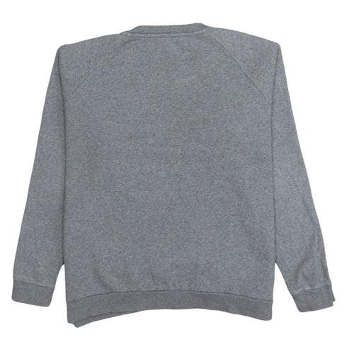 Levi's Men Grey Crew Neck Logo Sweatshirt Size M Pullover Jumper