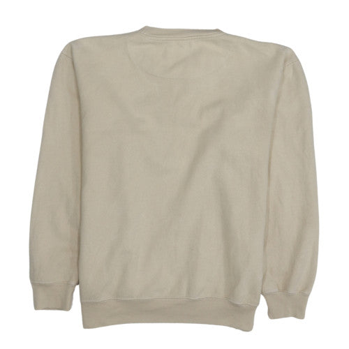 Kangol Men's Beige Small Pullover Crew Neck Sweatshirt