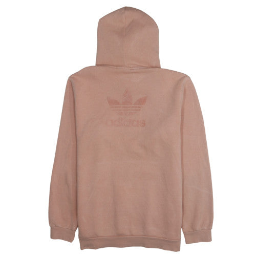 Adidas Mens Beige Pullover Fleece Hooded Sweatshirt L
