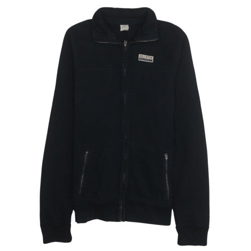 Hollister Men's Black Fleece Full Zip Basic Jacket Size L