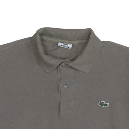 Lacoste Men's Brown Cotton Polo Shirt Size L Classic Fit