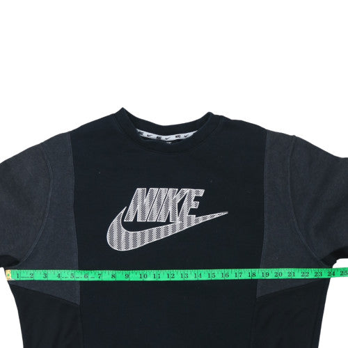 Nike Men's Black Logo Pullover Sweatshirt Size M