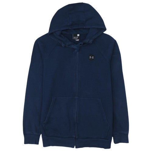 Under Armour Men's Blue Full Zip Hoodie Size Small Fleece