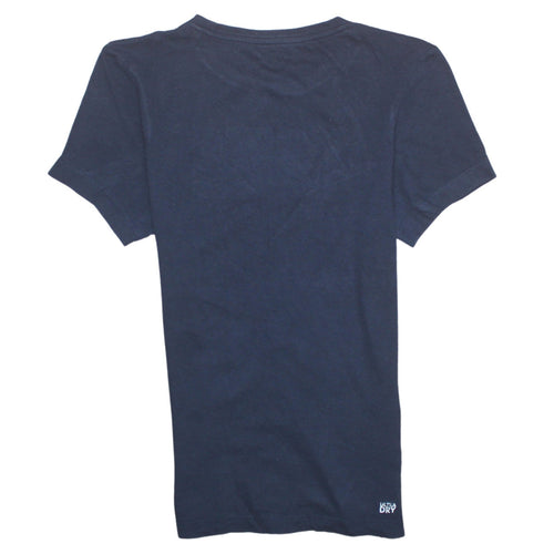 Lacoste Sport Men's Blue XS Graphic Logo Crew Neck T-Shirt