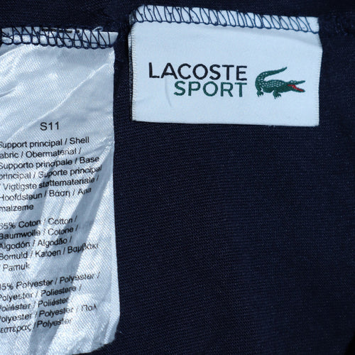 Lacoste Sport Men's Blue XS Graphic Logo Crew Neck T-Shirt