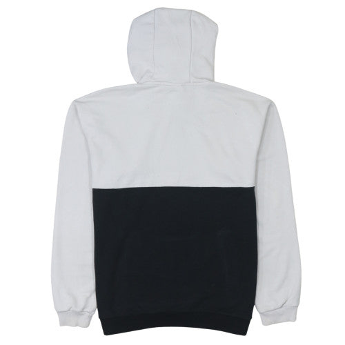 FILA Men's Black & White Logo Pullover Hoodie Size M