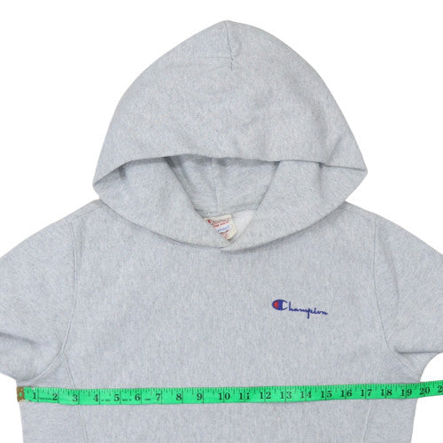 Champion Men's Grey Pullover Hoodie Size L Reverse Weave Sweatshirt