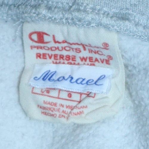 Champion Men's Grey Pullover Hoodie Size L Reverse Weave Sweatshirt