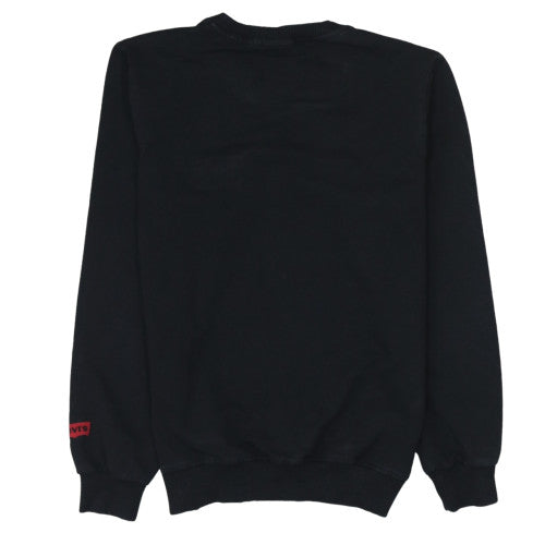 Levi's Men's Black Medium Crew Neck Pullover Sweatshirt