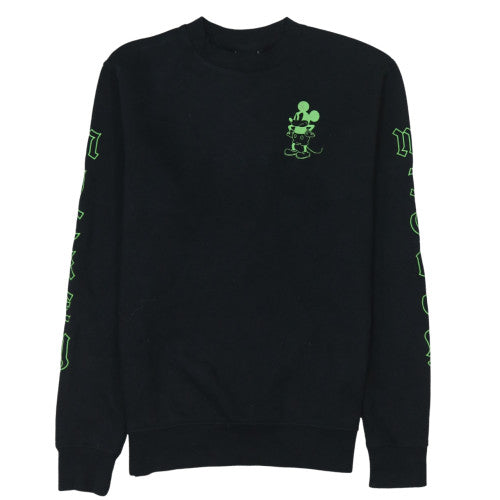 Disney Men’s Black Mickey Mouse Pullover Sweatshirt Size S